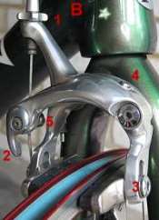 Bild-Rennrad-Bremse