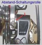 Abstand-Kette einstellen